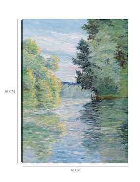 Cuadro decorativo El pequeño brazo del Sena en Argenteuil (1890) técnica mixta Cuadros Jr Lagos