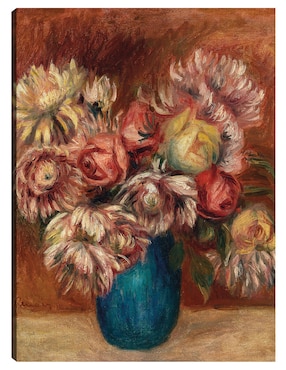 Cuadro Decorativo Flores En Un Jarrón Verde (c. 1912) Técnica Mixta Cuadros Jr Floreros