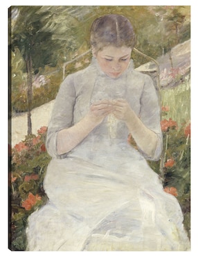 Cuadro decorativo La muchacha del jardín (entre 1880 y 1882) técnica mixta Cuadros Jr Retratos