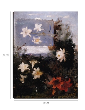 Cuadro decorativo Estudios florales (hacia 1886) técnica mixta Cuadros Jr Floración