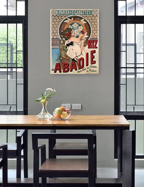 Cuadro decorativo Abadie arroz (1898) técnica mixta Cuadros Jr Publicidad
