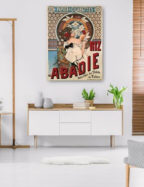 Cuadro decorativo Abadie arroz (1898) técnica mixta Cuadros Jr Publicidad