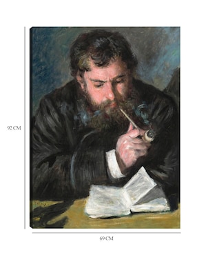 Cuadro decorativo Claude Monet técnica mixta Cuadros Jr Retratos