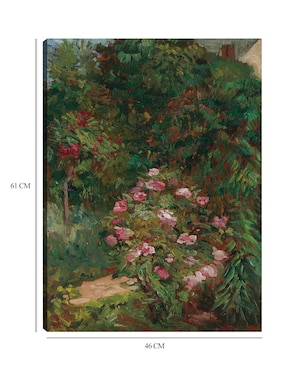 Cuadro decorativo Jardín de flores (1884) técnica mixta Cuadros Jr Inspiración