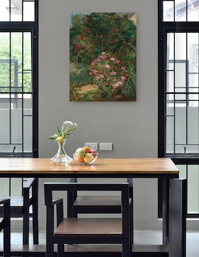 Cuadro decorativo Jardín de flores (1884) técnica mixta Cuadros Jr Inspiración