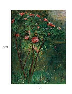 Cuadro decorativo El rosal en flor (c. 1884-1885) técnica mixta Cuadros Jr Primavera