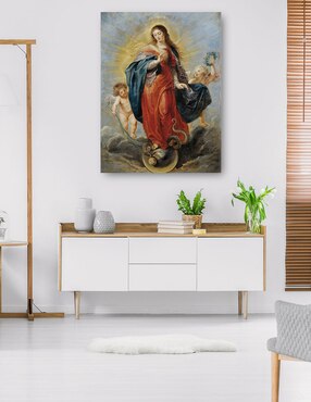 Cuadro decorativo Inmaculada Concepción (1628-1629) técnica mixta Cuadros Jr Figuras Celestiales