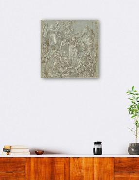 Cuadro decorativo San José y el Niño Jesús con ángeles y amorcillos (1590-1600) técnica mixta Cuadros Jr Figuras Celestiales