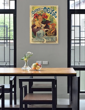Cuadro decorativo Cervezas de la Meuse (1897) técnica mixta Cuadros Jr Publicidad