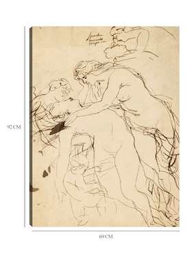 Cuadro decorativo Venus lamentando a Adonis (c. 1608-1612) técnica mixta Cuadros Jr