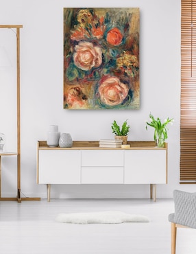 Cuadro decorativo Ramo de rosas (Bouquet de roses) (1900) técnica mixta Cuadros Jr Arreglo Floral