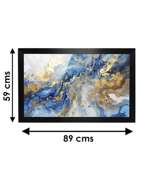 Cuadro decorativo Pixelarte mármol con barniz a registro