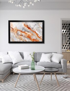 Cuadro decorativo Pixelarte mármol