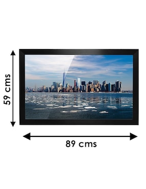 Cuadro decorativo Pixelarte new york 4