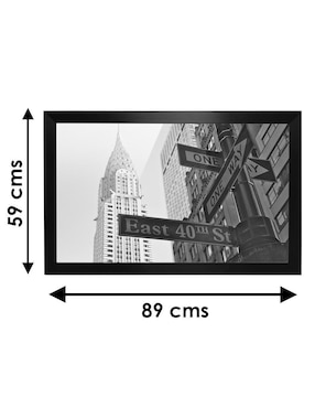Cuadro decorativo Pixelarte new york 6