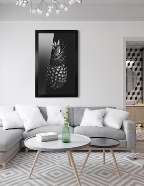 Cuadro decorativo Pixelarte piña