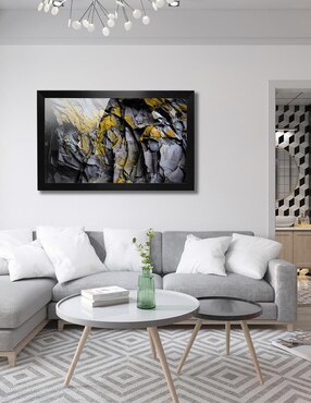 Cuadro decorativo Pixelarte mármol