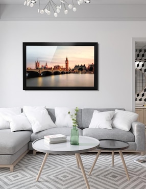 Cuadro decorativo Pixelarte big ben 2