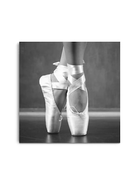 Cuadro decorativo Canvas Art Bailarina de ballet con barniz a registro