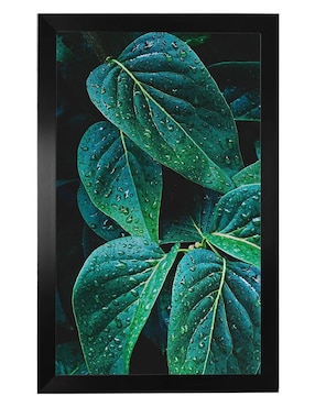 Cuadro decorativo Pixelarte leave