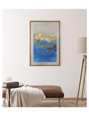 Pintura Espuma de oro técnica acrílico Lune Art Gallery Paisajes