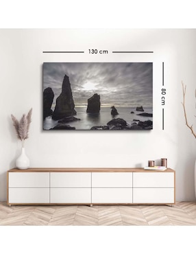 Cuadro decorativo Canvas Art Sudernes Islandia con barniz a registro