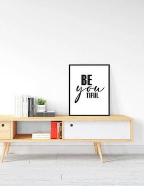 Cuadro decorativo Pixelarte be youtiful