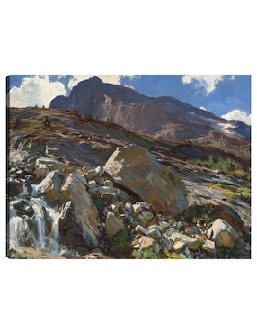 Cuadro decorativo Paso del Simplón (1911) técnica mixta Cuadros Jr Campos