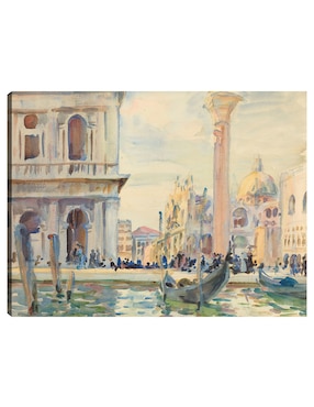 Cuadro decorativo La Piazzetta (c. 1911) técnica mixta Cuadros Jr Arquitectura