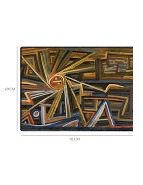 Cuadro decorativo Strahlung y rotación (1924) técnica mixta Cuadros Jr Colores