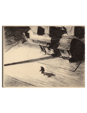 Cuadro decorativo Sombras nocturnas (1921) técnica mixta Cuadros Jr Inspiración