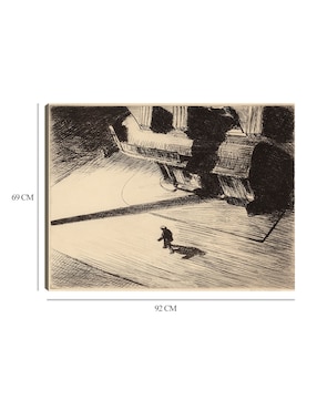 Cuadro decorativo Sombras nocturnas (1921) técnica mixta Cuadros Jr Inspiración