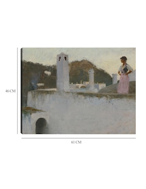 Cuadro decorativo Vista de Capri (hacia 1878) técnica mixta Cuadros Jr Gente