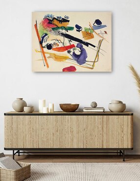 Cuadro decorativo técnica mixta Cuadros Jr Colores