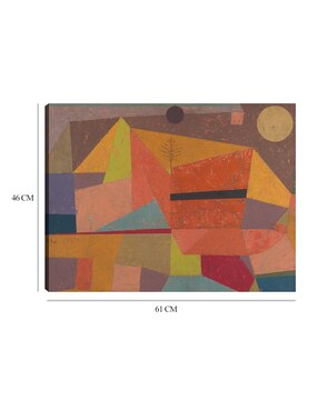 Cuadro decorativo Alegre paisaje de montaña (1929) técnica mixta Cuadros Jr Colores