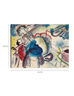 Cuadro decorativo Borrador Cuadro con borde blanco 39 (1913) técnica mixta Cuadros Jr Colores