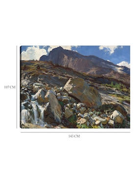 Cuadro decorativo Paso del Simplón (1911) técnica mixta Cuadros Jr Campos