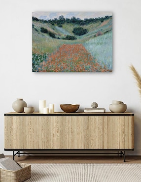 Cuadro decorativo Campo de amapolas en una hondonada cerca de Giverny (1885) técnica mixta Cuadros Jr Campos