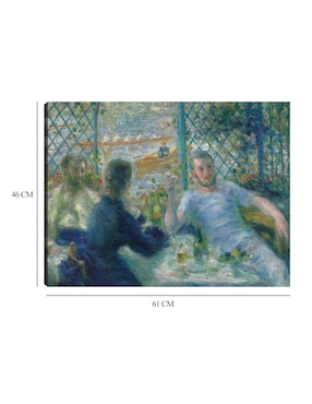 Cuadro decorativo Almuerzo en el Restaurante Fournaise (El almuerzo de los remeros) (1875) técnica mixta Cuadros Jr Café