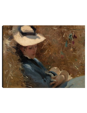 Cuadro decorativo Descanso (c. 1875) técnica mixta Cuadros Jr Retratos