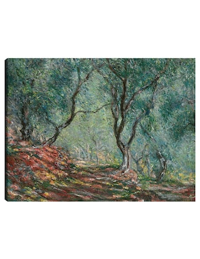 Cuadro decorativo Bosque de oliviers en el jardín Moreno (1884) técnica mixta Cuadros Jr Campos