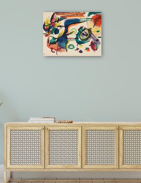 Cuadro decorativo Borrador de Composición VII (1913) técnica mixta Cuadros Jr Colores