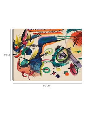 Cuadro decorativo Borrador de Composición VII (1913) técnica mixta Cuadros Jr Colores