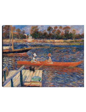 Cuadro decorativo El Sena en Argenteuil (1888) técnica mixta Cuadros Jr Ríos