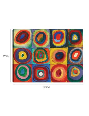 Cuadro decorativo técnica mixta Cuadros Jr Colores