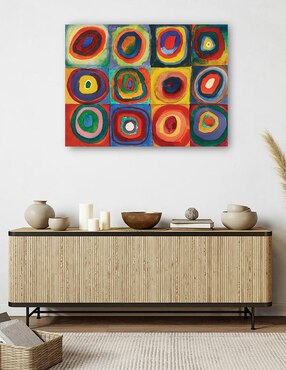 Cuadro decorativo técnica mixta Cuadros Jr Colores