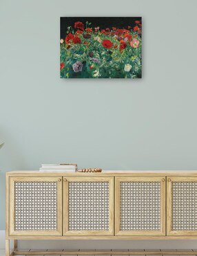 Cuadro decorativo Amapolas (1886) técnica mixta Cuadros Jr Naturaleza