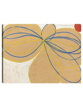 Cuadro decorativo La estrella de siete puntas nº 1 (1908) técnica mixta Cuadros Jr Colores
