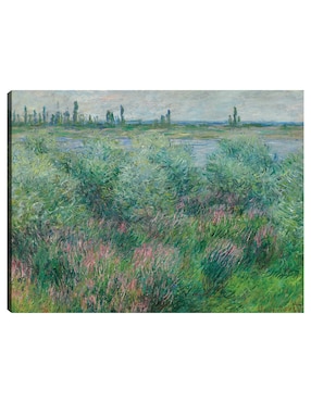 Cuadro decorativo Orillas del Sena cerca de Vétheuil (1881) técnica mixta Cuadros Jr Campos