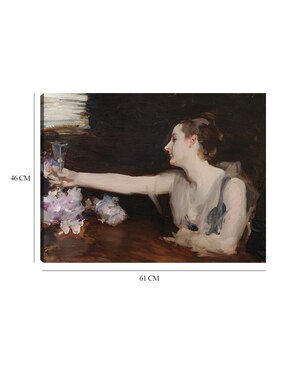 Cuadro decorativo Madame Gautreau brindando (1882-1883) técnica mixta Cuadros Jr Retratos